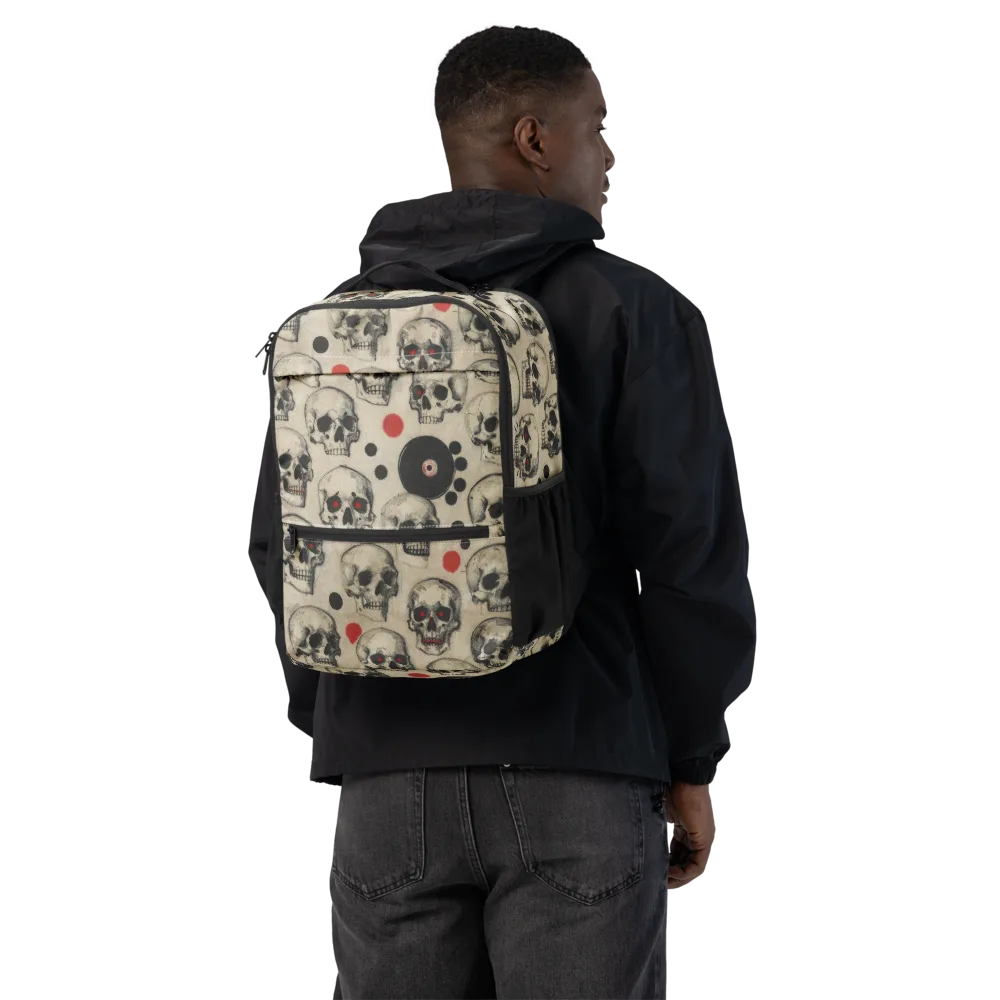 Vinyl Ossuary on Utility Backpack — Back