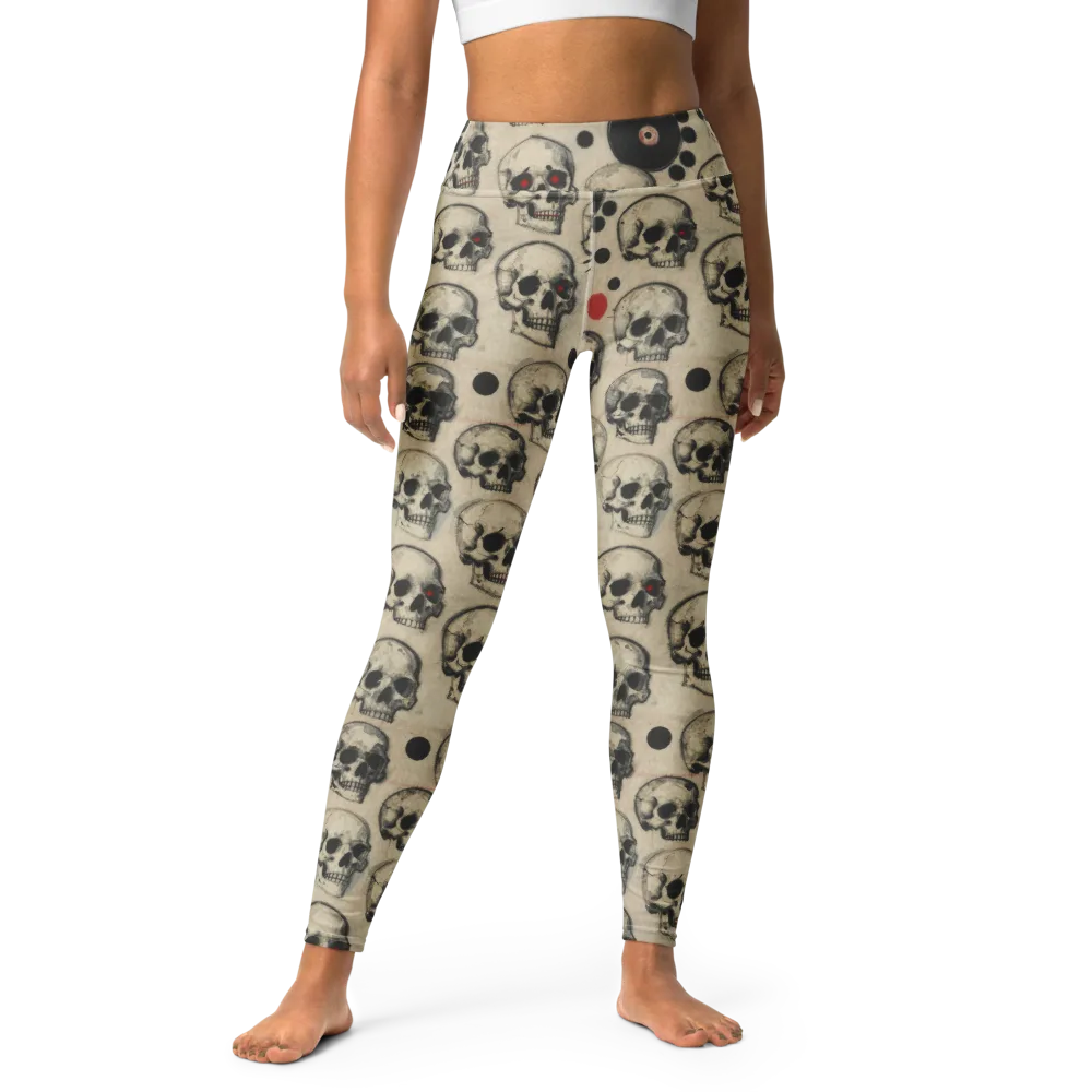 Vinyl Ossuary on Yoga Leggings — Front