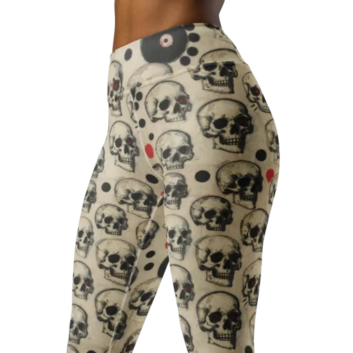 Vinyl Ossuary on a Yoga Leggings