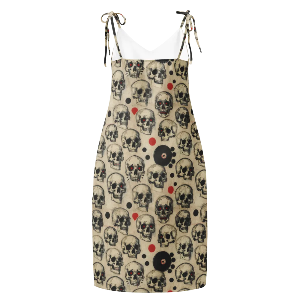 Vinyl Ossuary on Slip Dress — Back