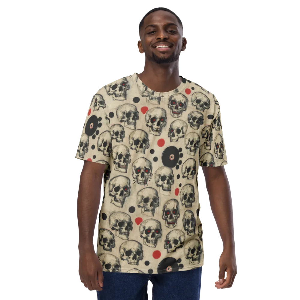 Vinyl Ossuary on Men's Crew Neck T-Shirt — Front