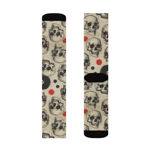 Vinyl Ossuary on a Socks