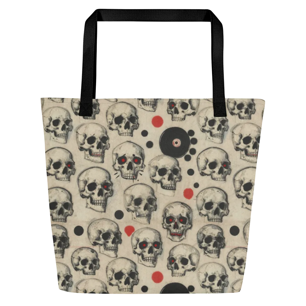 Vinyl Ossuary on Large Tote Bag W/ Pocket — Front