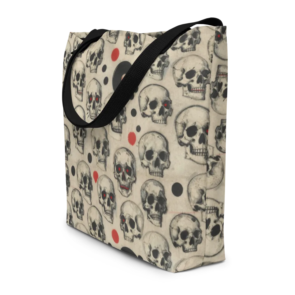 Vinyl Ossuary on Large Tote Bag W/ Pocket — Front