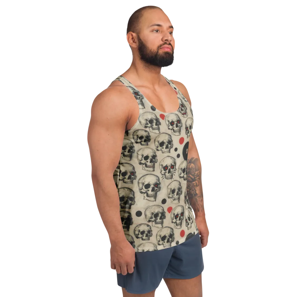 Vinyl Ossuary on Men's Tank Top — Right Front
