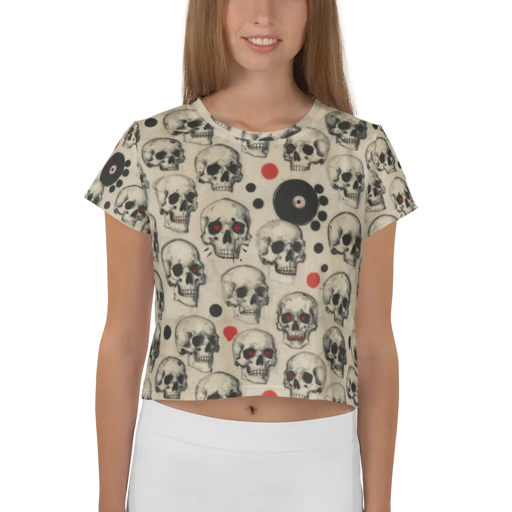 Vinyl Ossuary on Crop Tee — Front