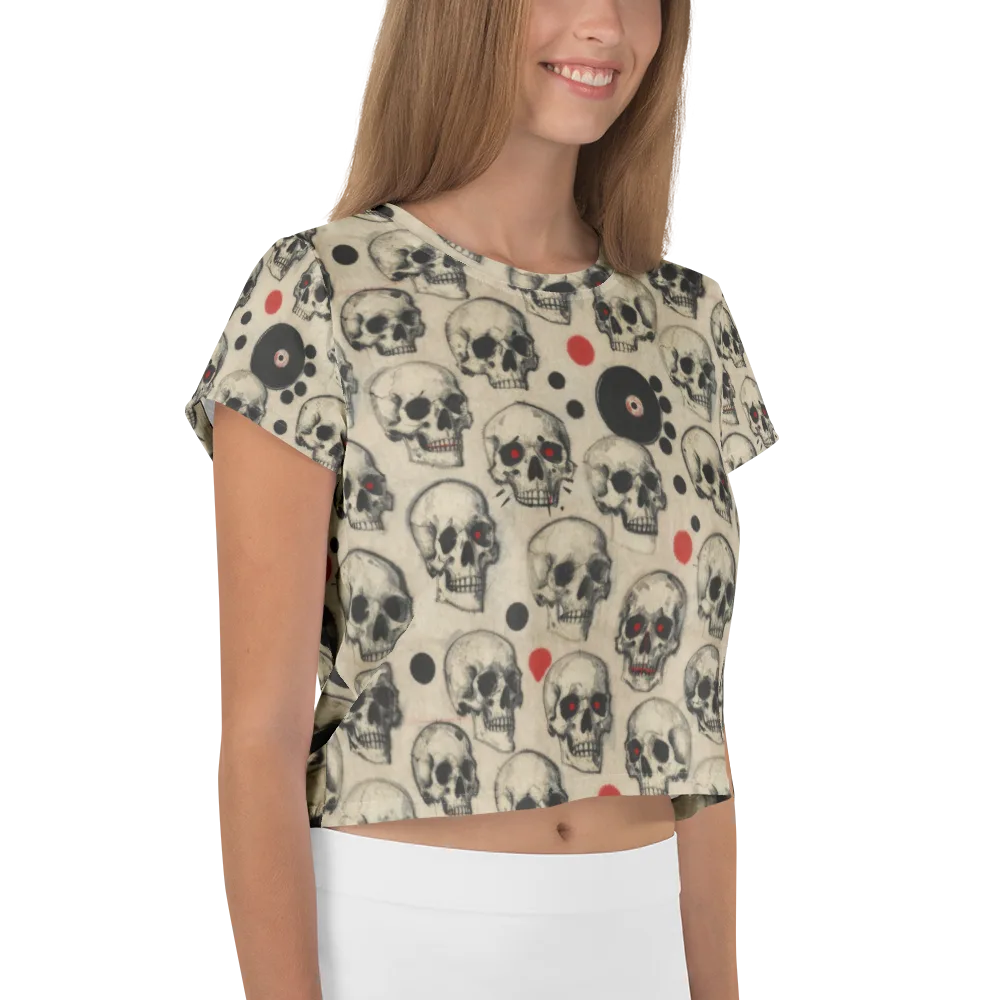 Vinyl Ossuary on Crop Tee — Right