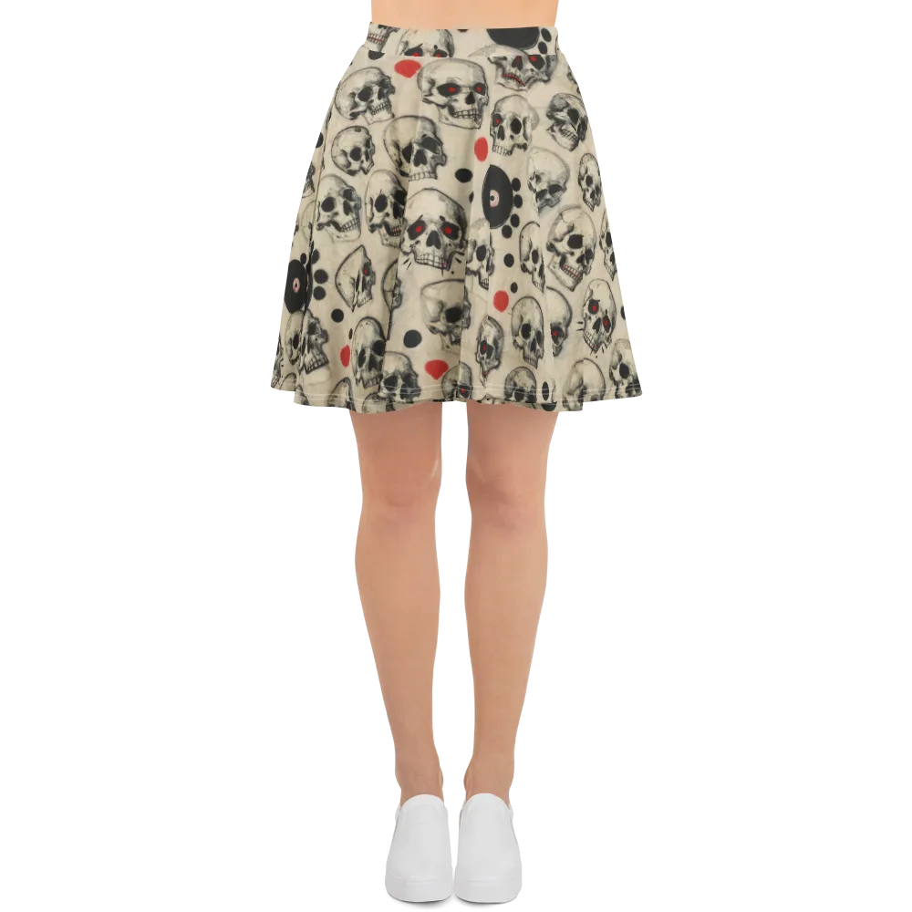 Vinyl Ossuary on Skater Skirt — Front