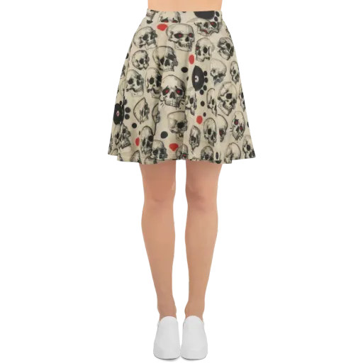 Vinyl Ossuary on a Skater Skirt