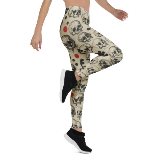 Vinyl Ossuary on a Leggings