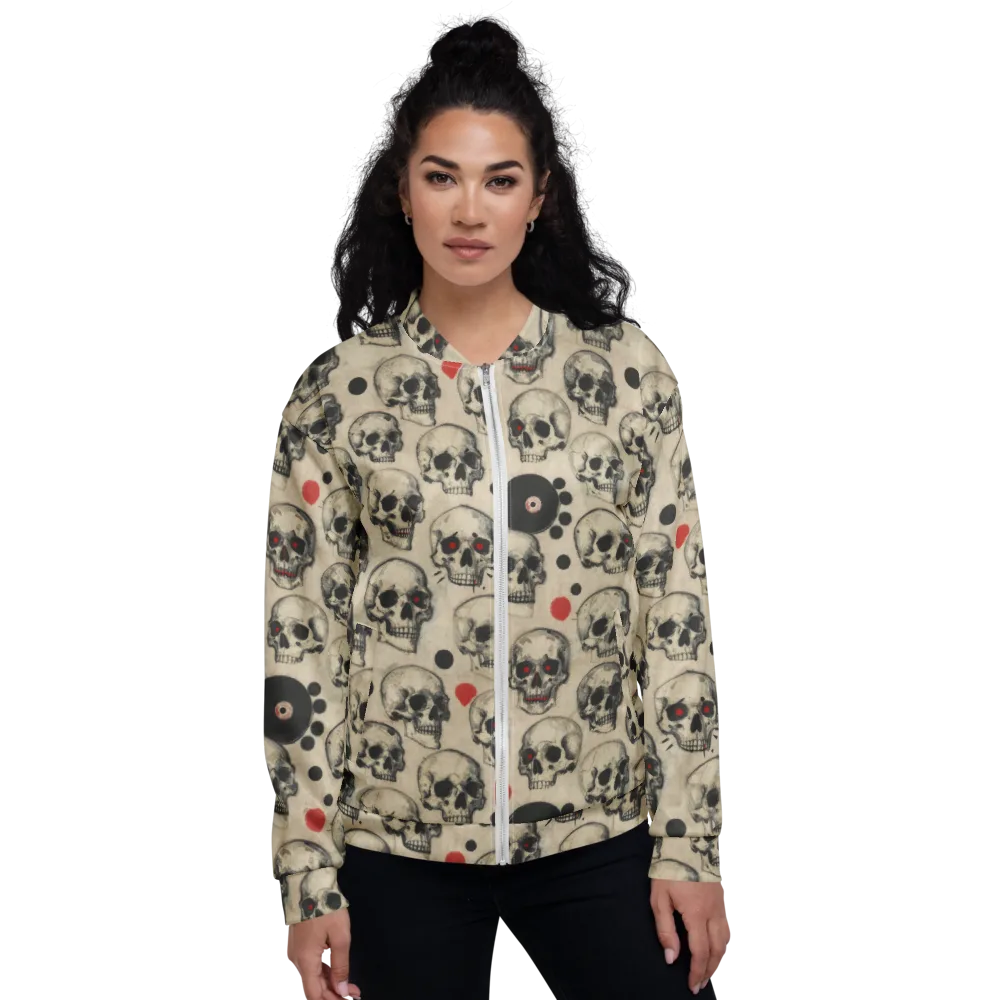 Vinyl Ossuary on Bomber Jacket — Front