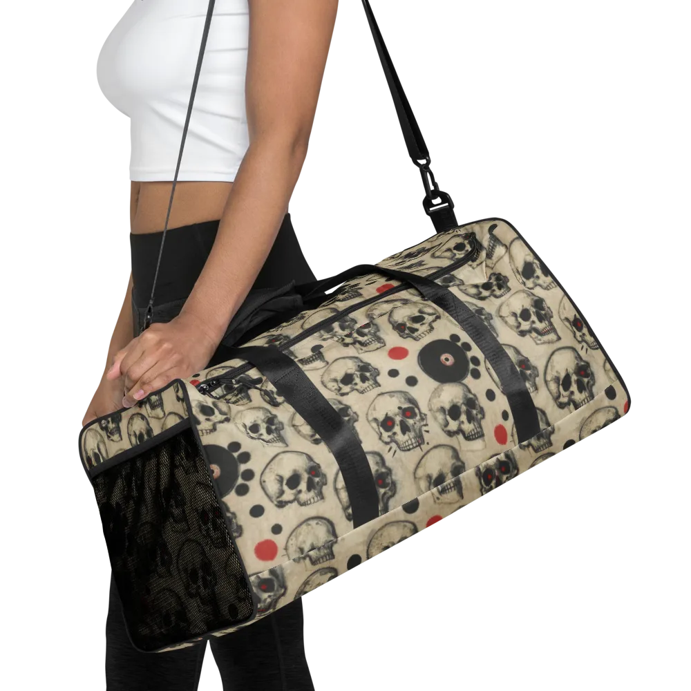 Vinyl Ossuary on Duffle Bag — Front