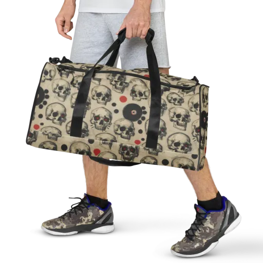 Vinyl Ossuary on a Duffle Bag