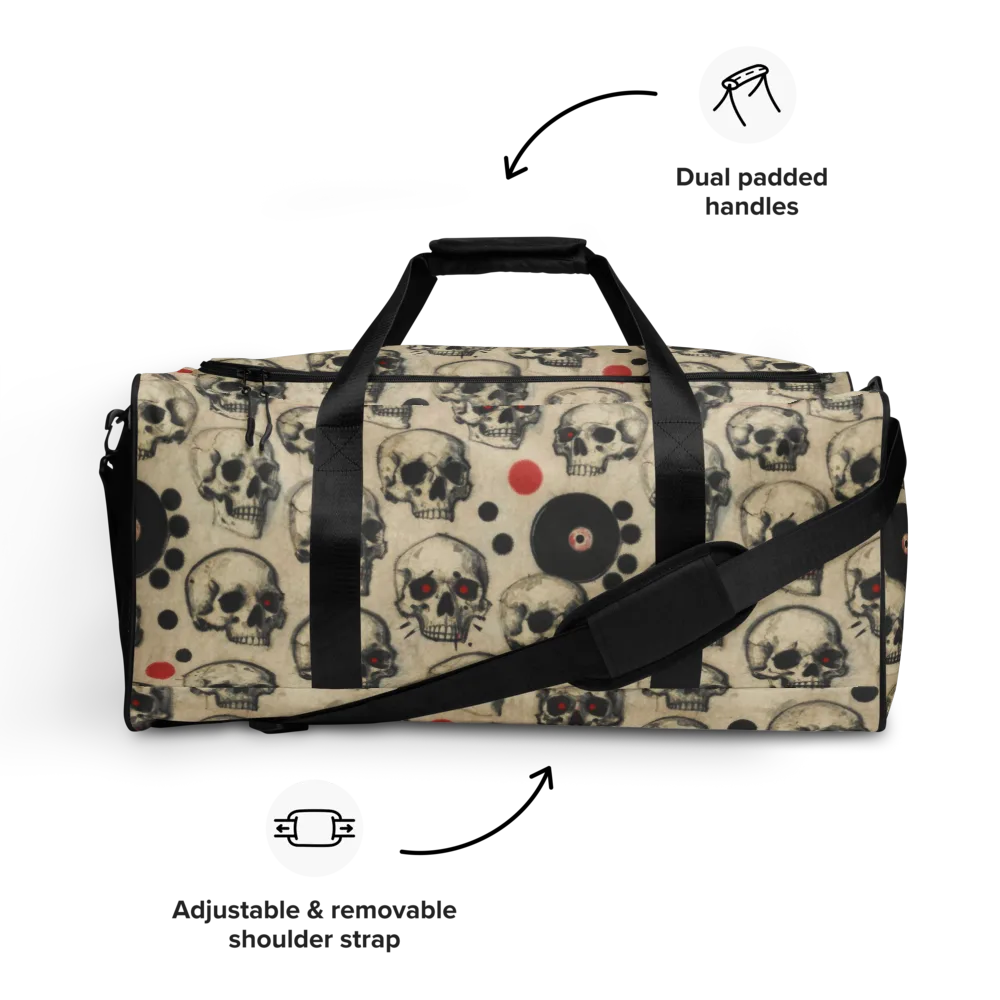 Vinyl Ossuary on Duffle Bag — Front