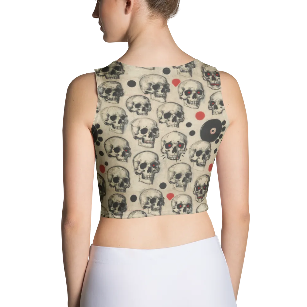 Vinyl Ossuary on Crop Top — Back
