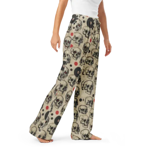 Vinyl Ossuary on a Women's Pajama Pants