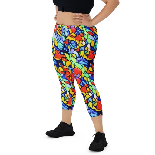 Chromatic Crush on a Capri Leggings