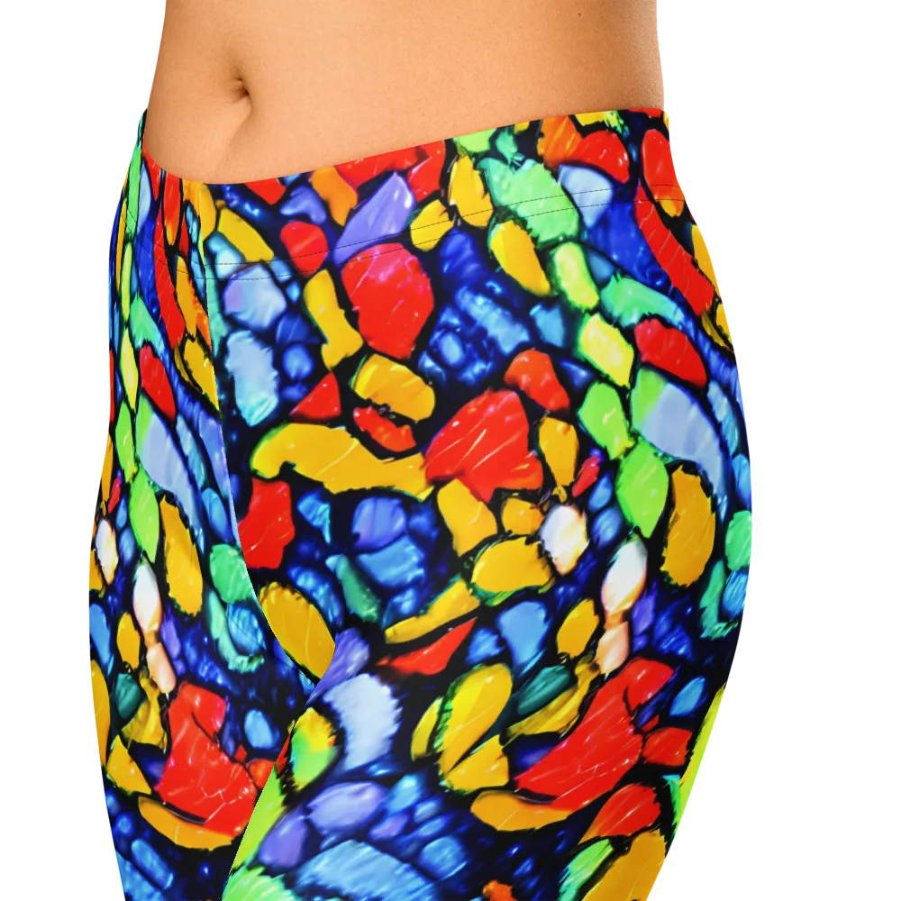 Chromatic Crush on Capri Leggings — Zoomed-in