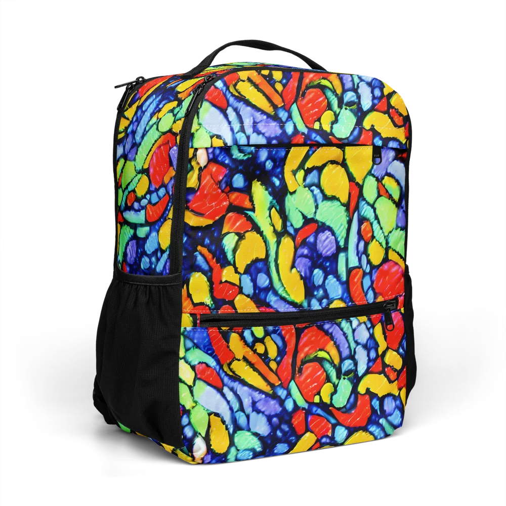 Chromatic Crush on Utility Backpack — Right Front