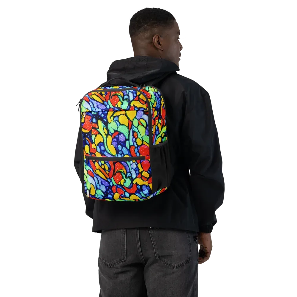 Chromatic Crush on Utility Backpack — Back