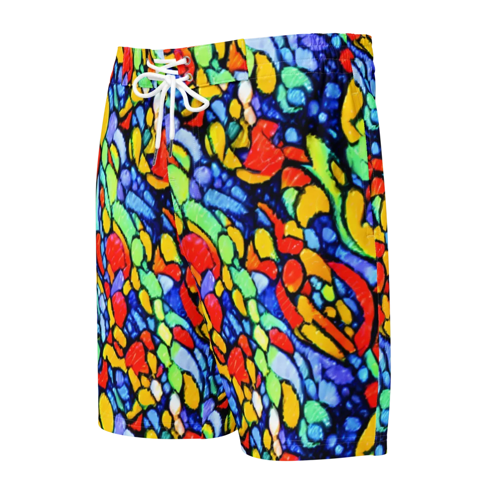 Chromatic Crush on Men's Board Shorts — Front