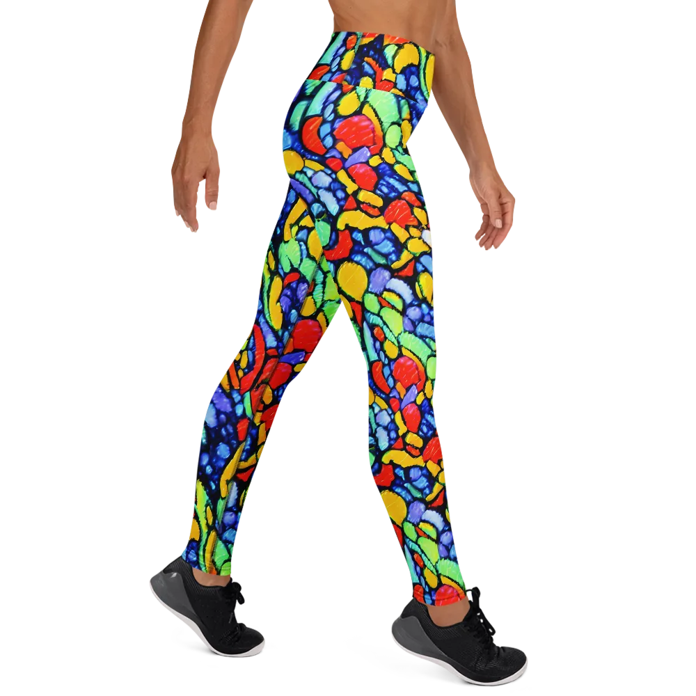 Chromatic Crush on Yoga Leggings — Right