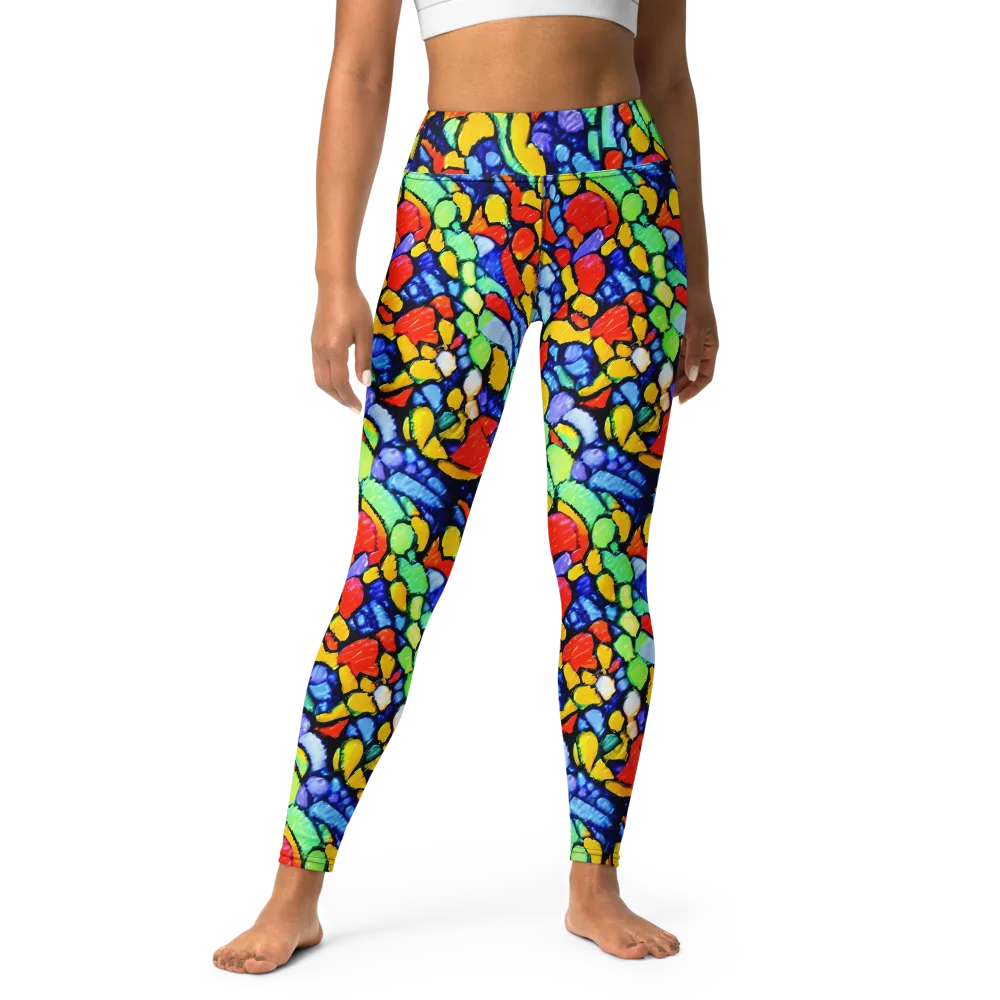 Chromatic Crush on Yoga Leggings — Front