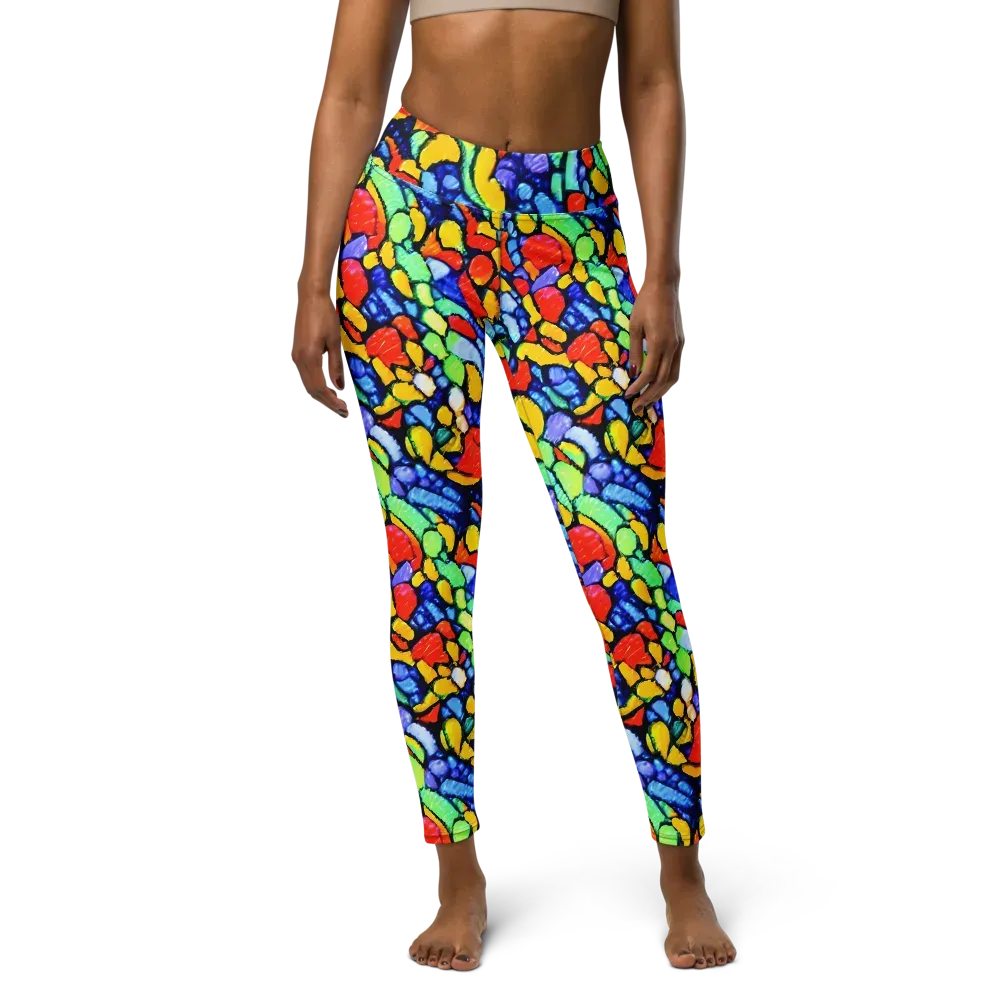 Chromatic Crush on Yoga Leggings — Front