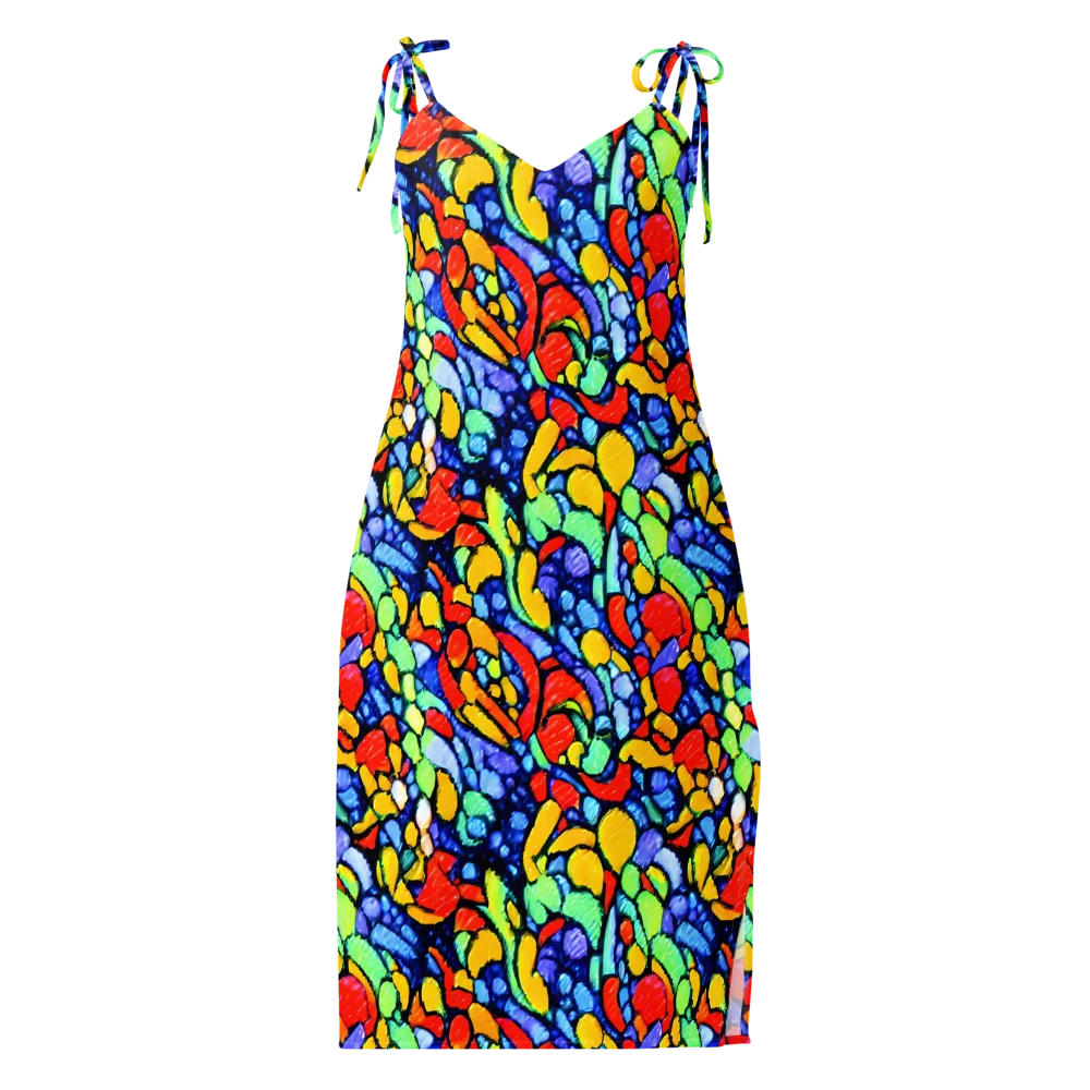 Chromatic Crush on Slip Dress — Front