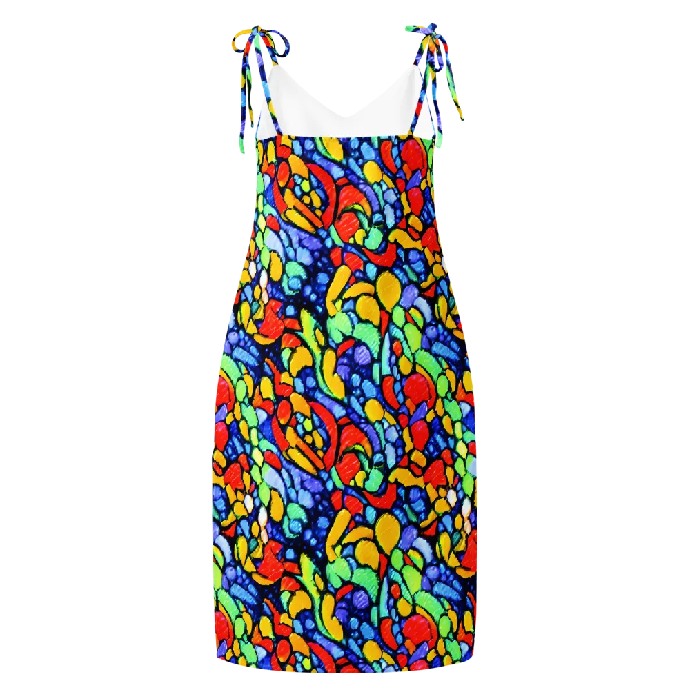 Chromatic Crush on Slip Dress — Back