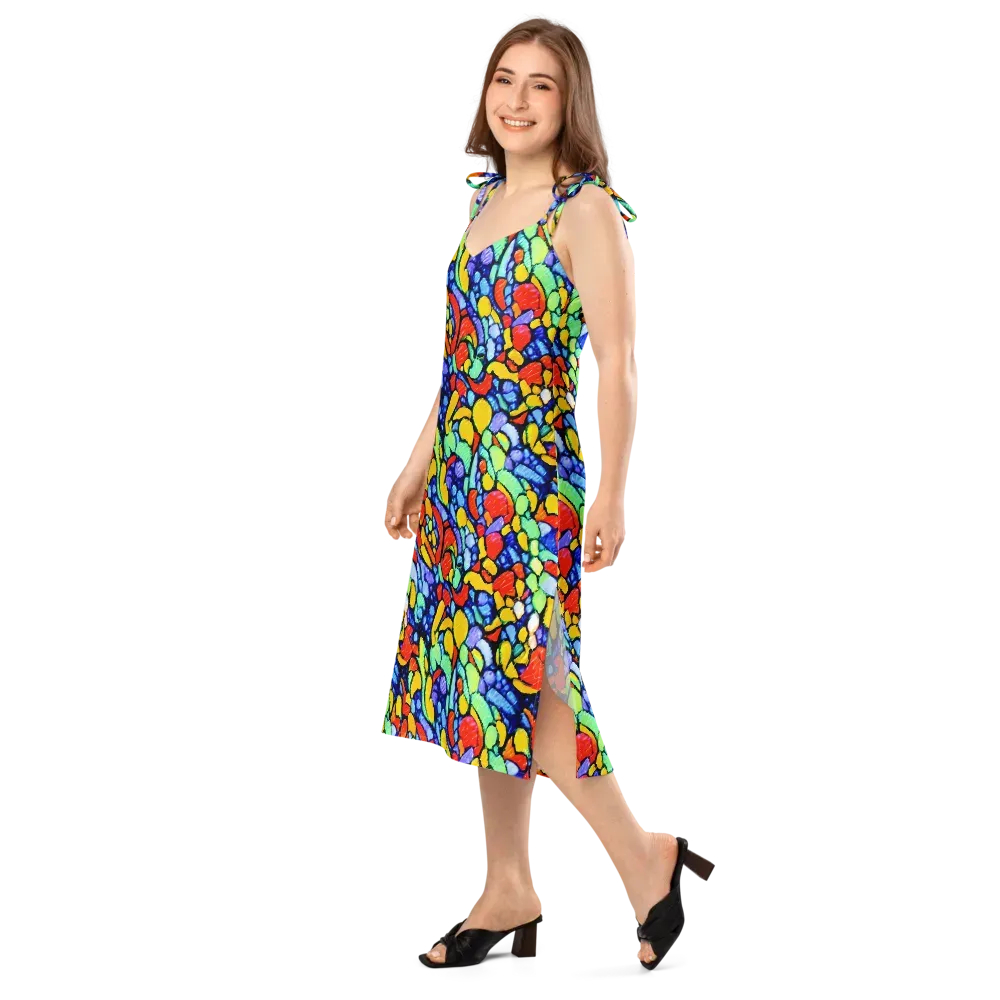 Chromatic Crush on Slip Dress — Left Front