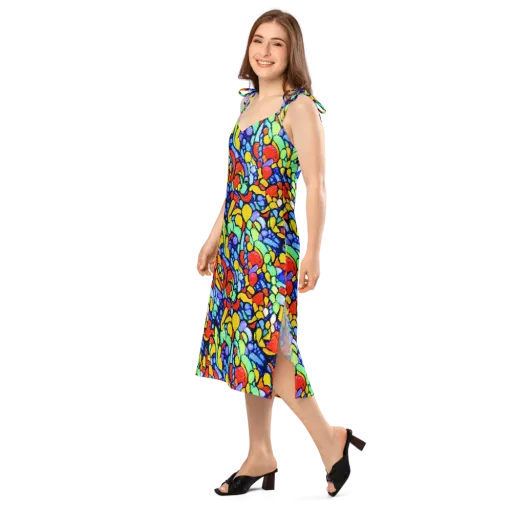 Chromatic Crush on a Slip Dress