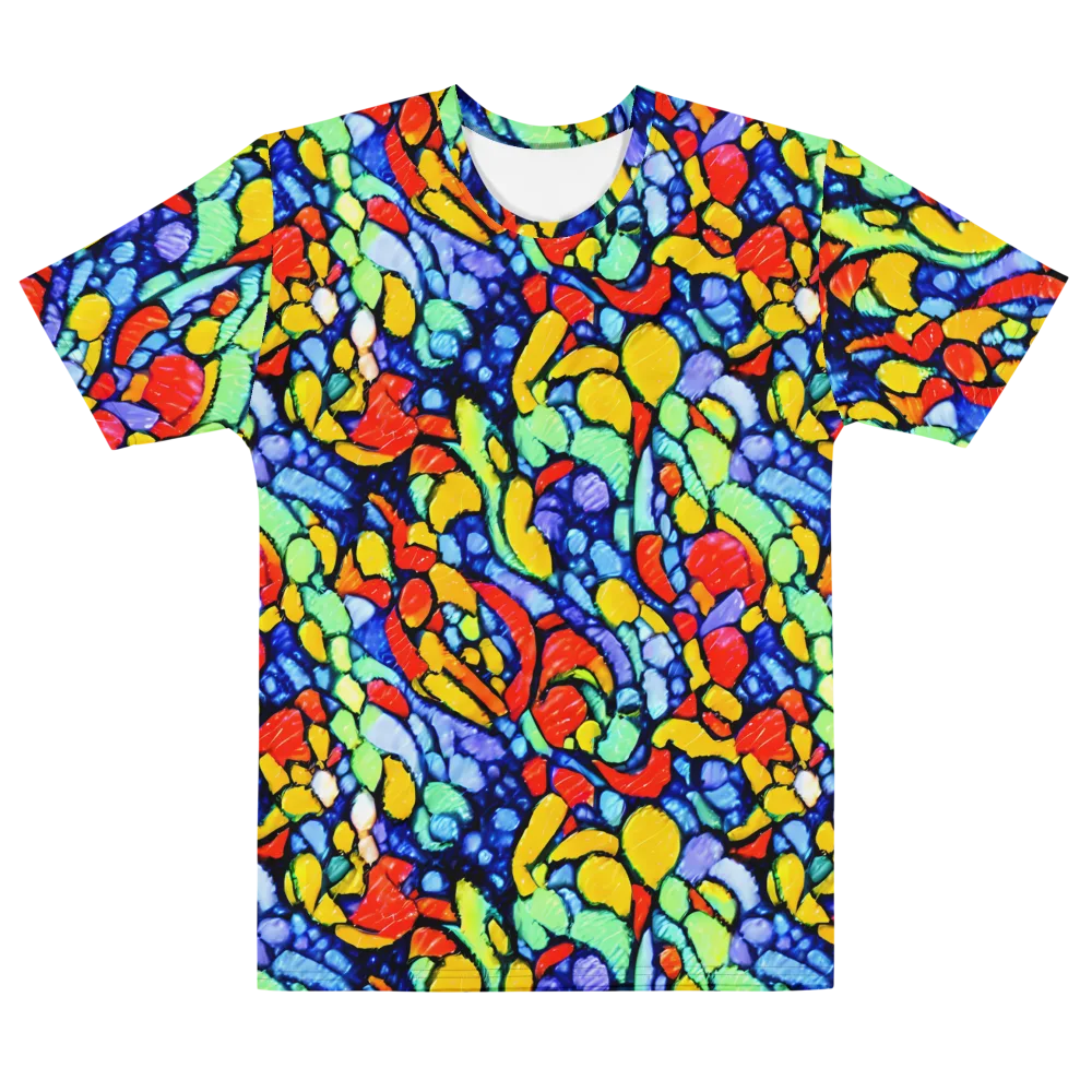 Chromatic Crush on Men's Cotton Crew Neck T-Shirt — Front