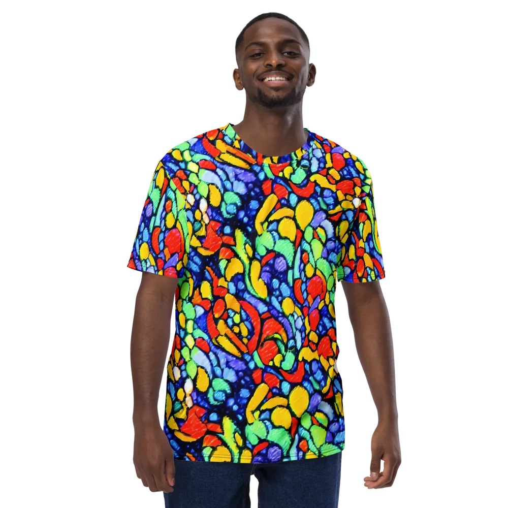 Chromatic Crush on Men's Crew Neck T-Shirt — Front