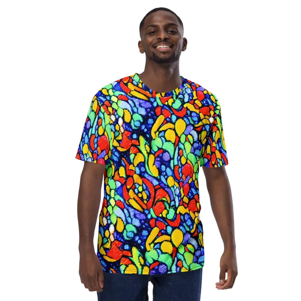 Chromatic Crush on Men's Crew Neck T-Shirt — Front