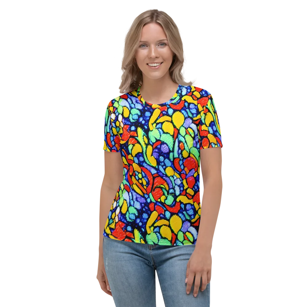 Chromatic Crush on Women's Crew Neck T-Shirt — Front