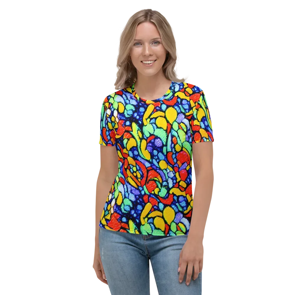 Chromatic Crush on Women's Crew Neck T-Shirt — Front