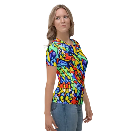 Chromatic Crush on a Women's Crew Neck T-Shirt