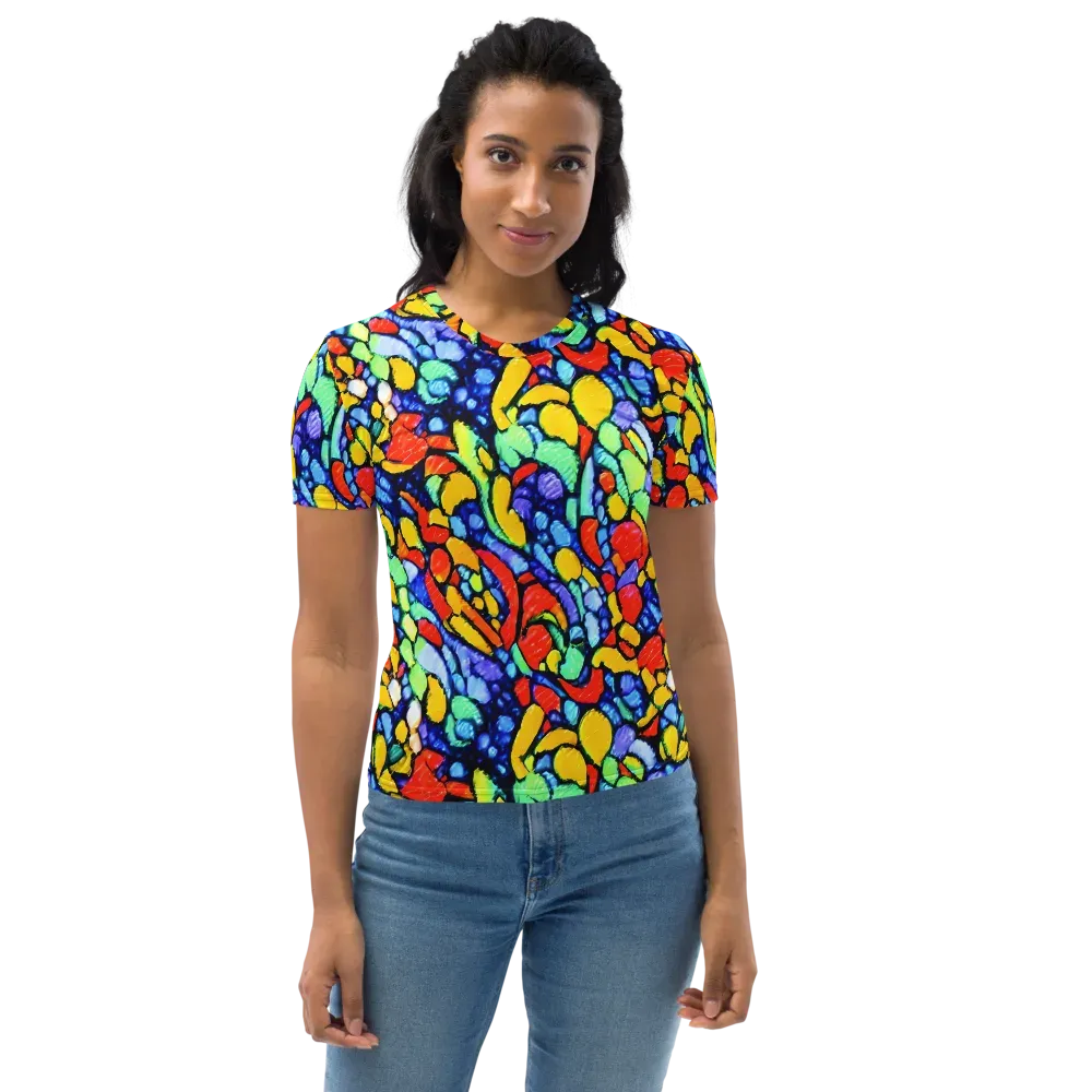 Chromatic Crush on Women's Crew Neck T-Shirt — Front