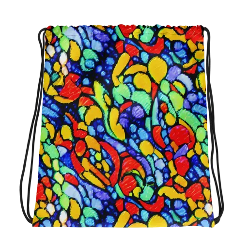 Chromatic Crush on a Drawstring Bag