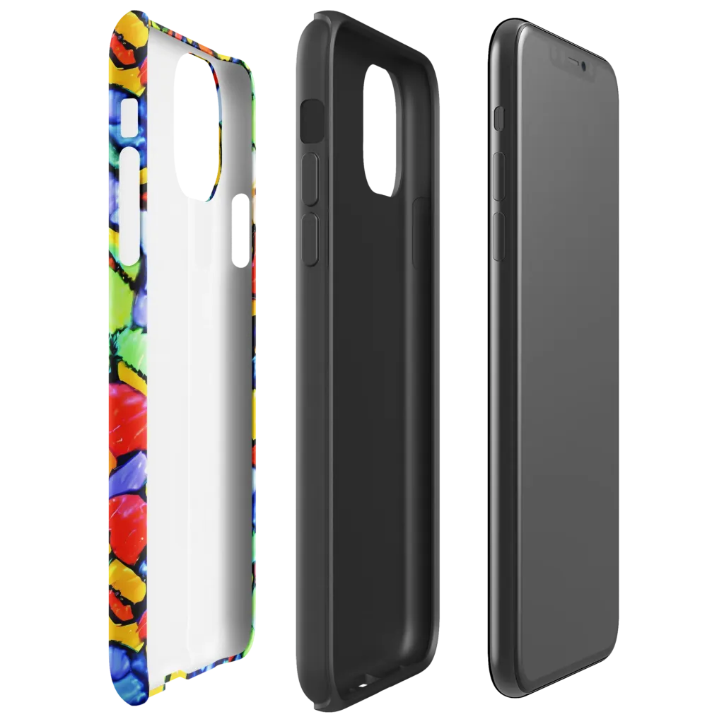 Chromatic Crush on Tough Case for iPhone® — Right