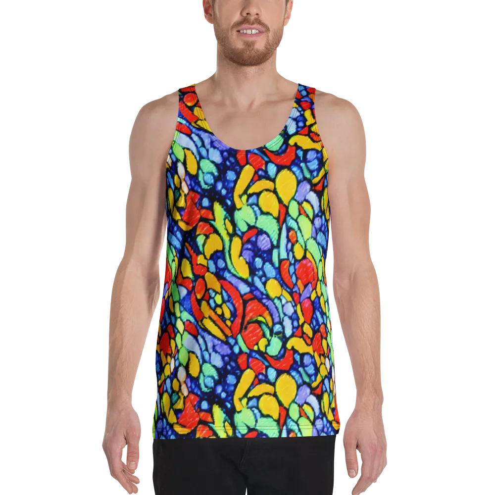 Chromatic Crush on Men's Tank Top — Front