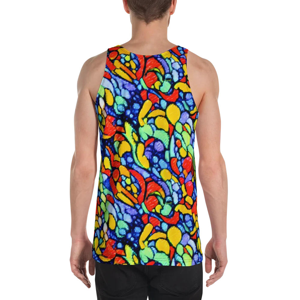 Chromatic Crush on Men's Tank Top — Back