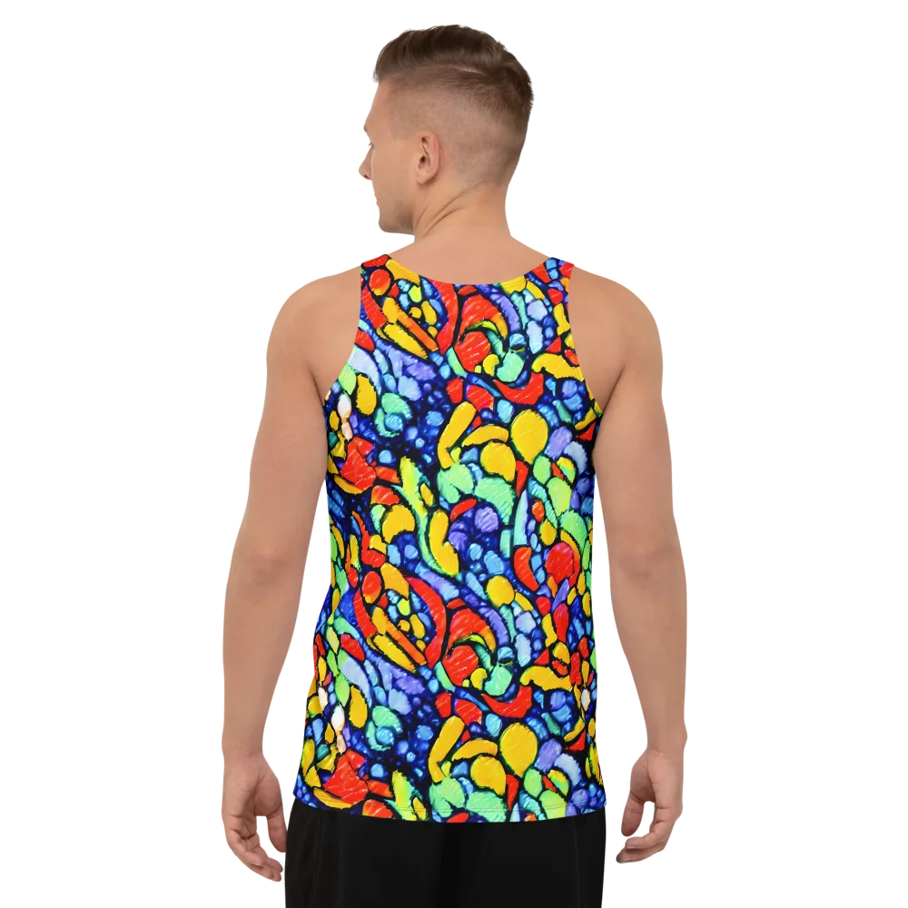 Chromatic Crush on Men's Tank Top — Back