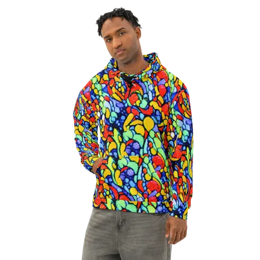 Chromatic Crush on a Cotton Hoodie