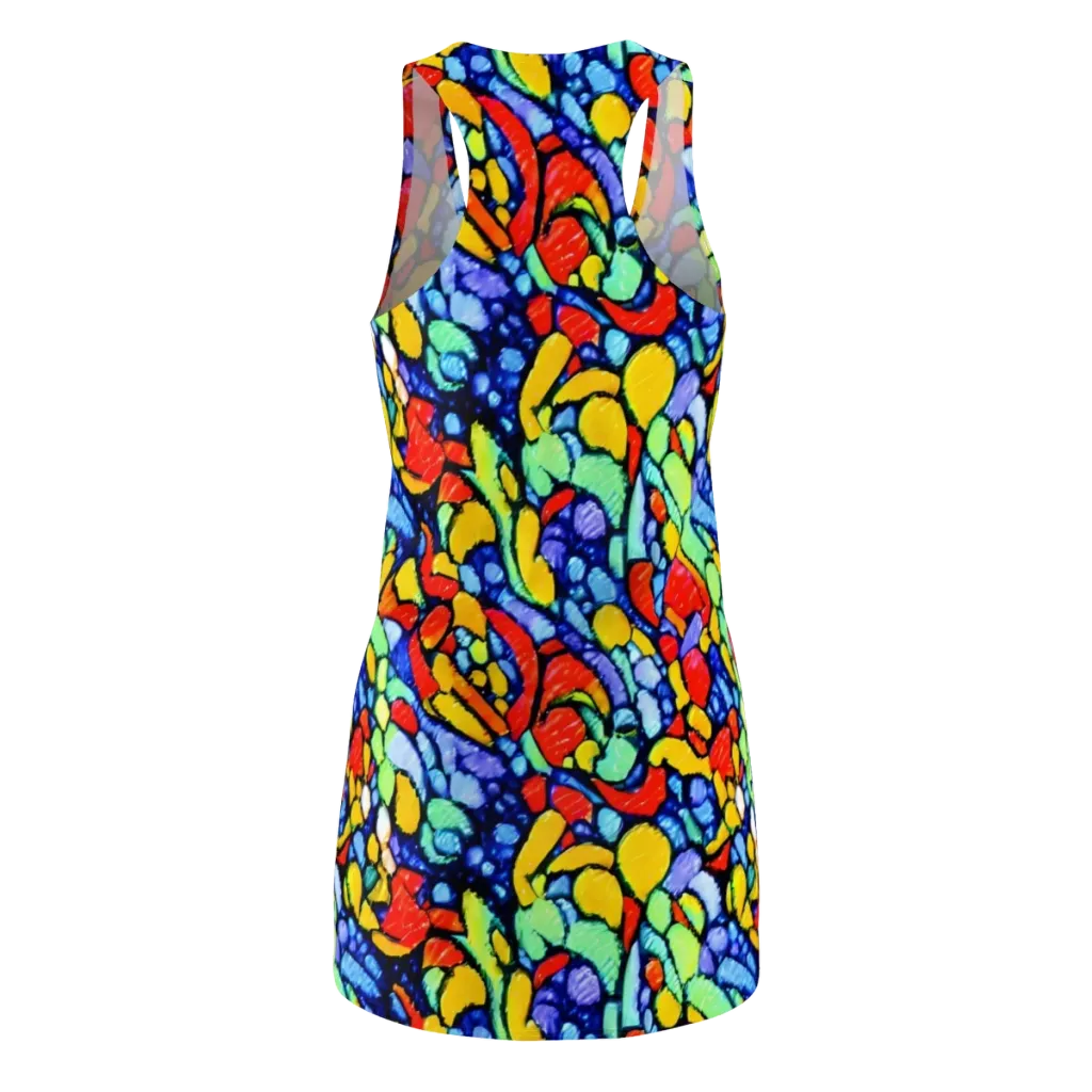 Chromatic Crush on Racerback Dress — Back