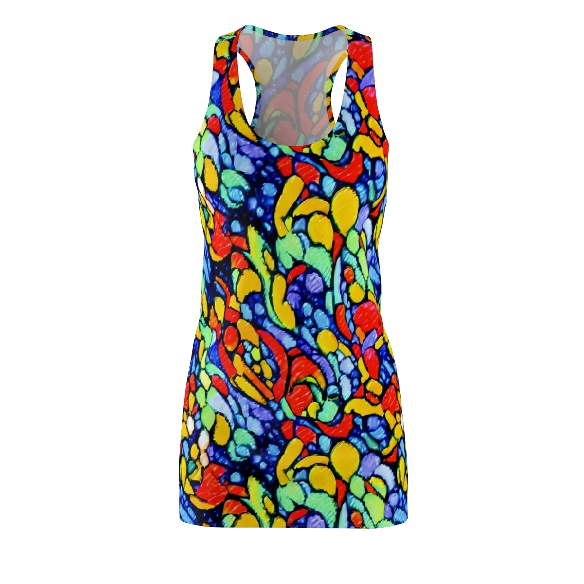 Chromatic Crush on Racerback Dress — Front