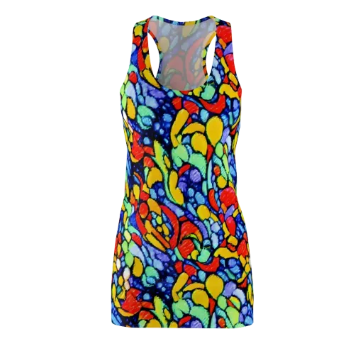 Chromatic Crush on a Racerback Dress