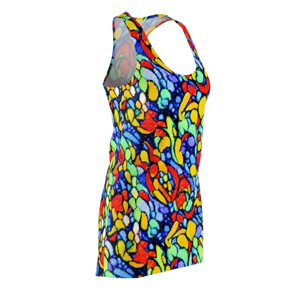 Chromatic Crush on Racerback Dress — Front Side