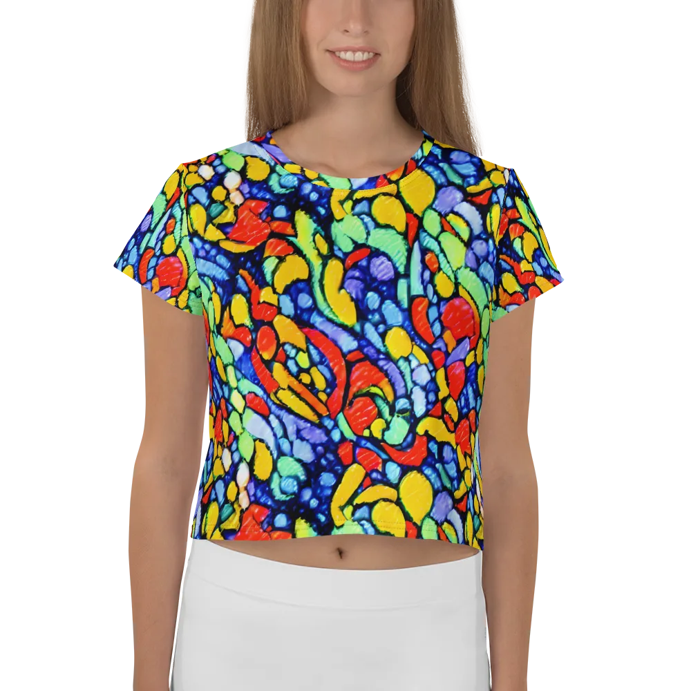 Chromatic Crush on Crop Tee — Front